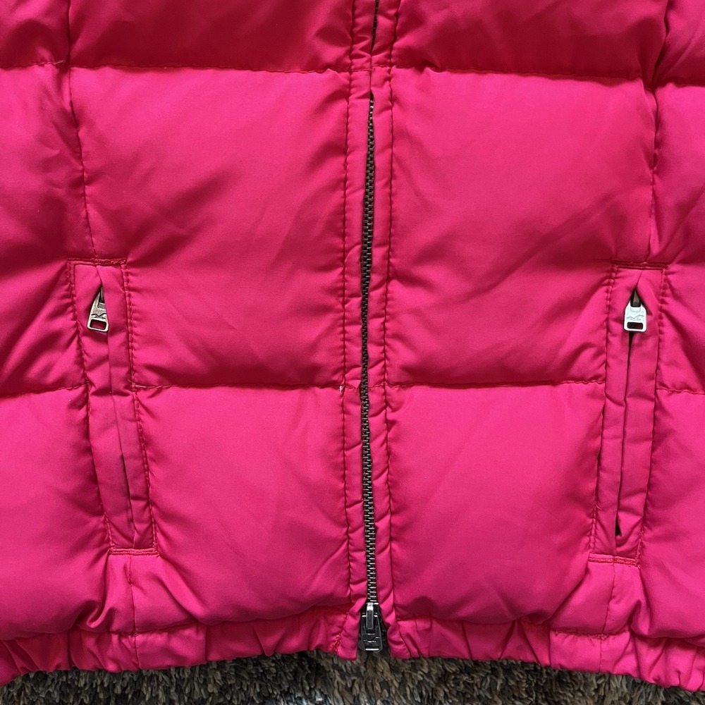 Hollister Vest Womens S Pink Hooded Quilted Insulated Puffer Down Jacket Coat - Picture 4 of 9